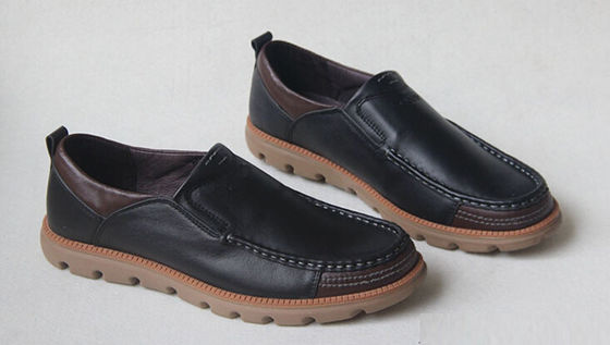 Full Grain Leder Casual Schuhe Weich Komfortable Fahrschuhe Für Männer