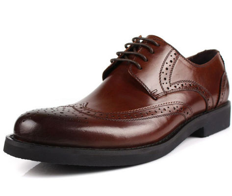 Europa Design Männer Brogue Schuhe Stiefel Stil Vollkorn Leder Männer Schuh