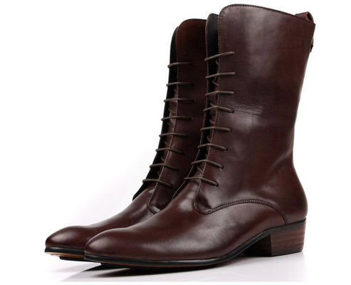 Business-Männer Knöchel-Stiefel Schnürsenkel Militär-Kampfstiefel