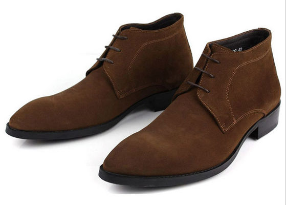 ODM Herren Chelsea Schuhen, Schwarz / Braun Herren Schnürsenkel Casual Schuhe