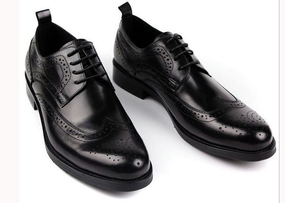 High Cow Männer Leder Brogue Schuhe, Business Goodyear handgefertigte Schuhe