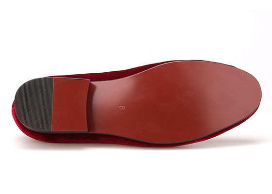 OEM-Schuhe für Männer Velvet Loafers Broderierte Flat Casual Schuhe Männer Schuhe für Partys