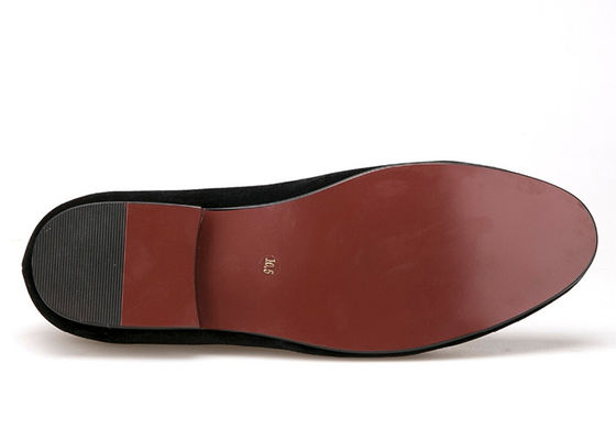 Luxus-Männer-Velvet Loafers Strap Casual Style Schwarze Vellvet Suede Schuhe