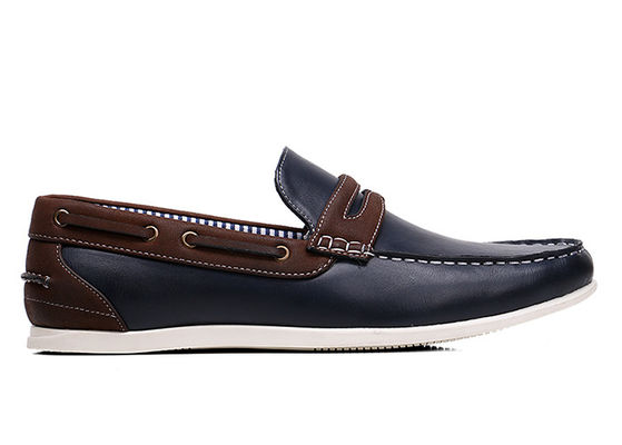 Flat Classic Männer Slip On Leather Sneakers Twill Auskleidung Schwarze Casual Loafers