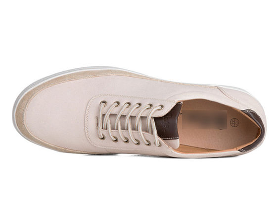 langlebige Männer weiche Leder Slip On Schuhe, Flat Canvas Fahrschuhe