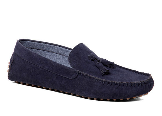 Stich-Style-Flächen-Schuhe für Männer schwarze Fahrschuhe, Moccasin - Gommino Suede Fahrschuhe