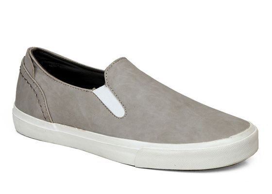 Graue, atmungsaktive Luxus-Casual-Schuhe für Männer, bequeme Männer-Casual-Schuhe