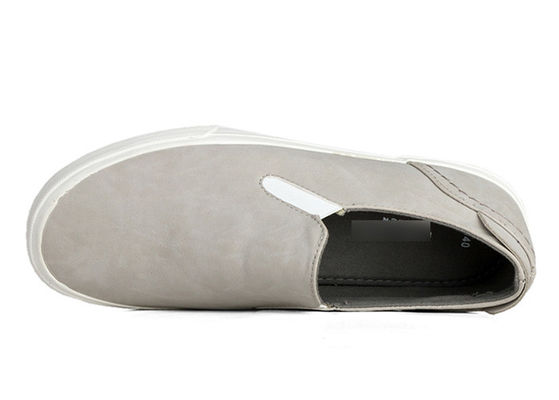 Graue, atmungsaktive Luxus-Casual-Schuhe für Männer, bequeme Männer-Casual-Schuhe