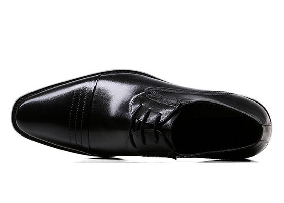 Runde Zehen Männer schwarze Kleid Schuhe, Modedesigner Schuhe für Männer