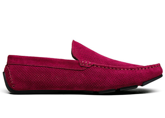 Sommer Hollow Outs Männer Suede Casual Loafers, Leder Loafers