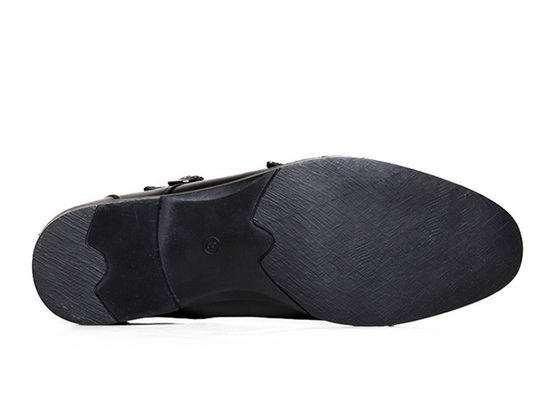 Doppelschnurige Herren-Schuhe mit italienischem Leder