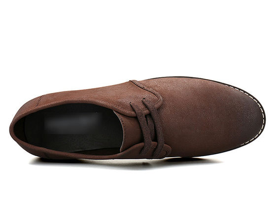 Leer-Casual-Schuhe für Männer mit niedrigem Absatz, bequeme Suede-Schuhe für Männer mit höherem Absatz, Oxford-Schuhe
