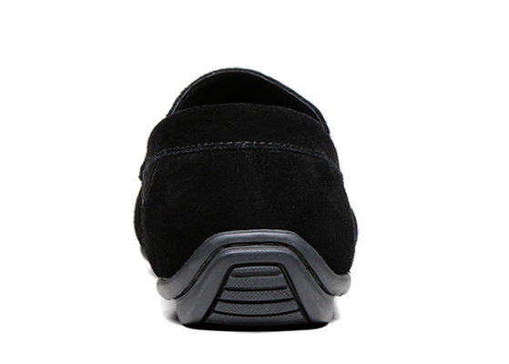 Sommer Suede Loafers Männer Leder Moccasins Schuhe, Männer Schwarze Slip On Dress Schuhe