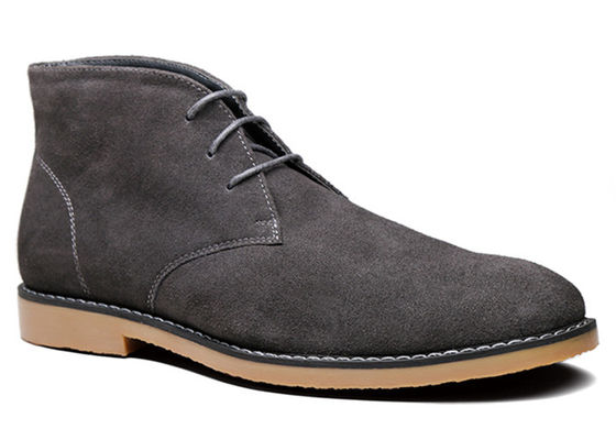 Winter-Schuhe für Männer, Suede, Wüsten-Schuhe, Runde-Zehen-Schuhe, Spitzen-Hoch-Schuhe für Männer