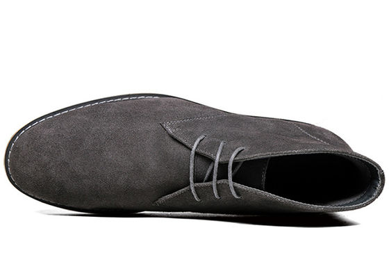 Winter-Schuhe für Männer, Suede, Wüsten-Schuhe, Runde-Zehen-Schuhe, Spitzen-Hoch-Schuhe für Männer