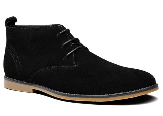 Mode-Männer Suede-Knöchel-Stiefel Echtleder-Männer-Winterkleid-Stiefel