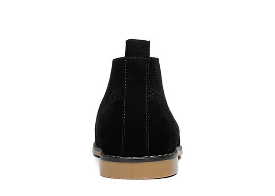 Mode-Männer Suede-Knöchel-Stiefel Echtleder-Männer-Winterkleid-Stiefel