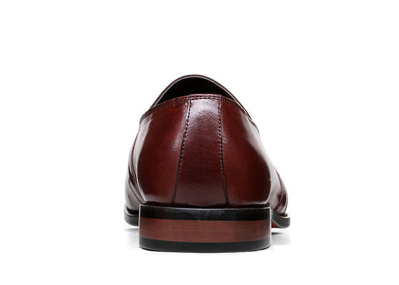 Klassische Lederloafers für Männer Handgemachte Lederkleider für Bankette