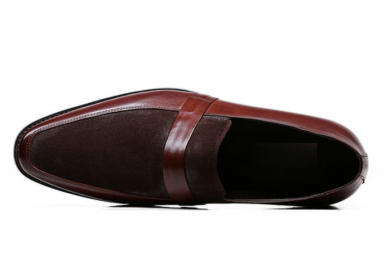 Klassische Lederloafers für Männer Handgemachte Lederkleider für Bankette
