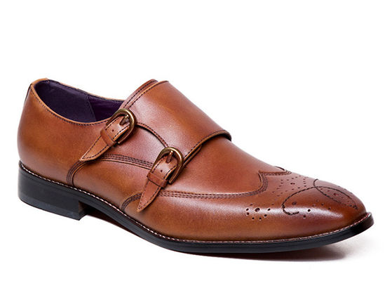 Männer Goodyear Welted Schuhe, Handgefertigte Doppel Mönch Gürtel Männer Schuhe