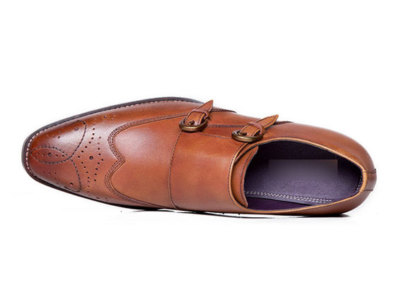 Männer Goodyear Welted Schuhe, Handgefertigte Doppel Mönch Gürtel Männer Schuhe