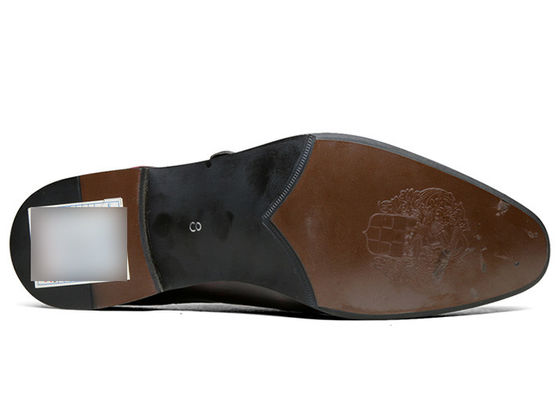 Schuhe für Männer mit Handgemachten Braunen Mönchsriemen