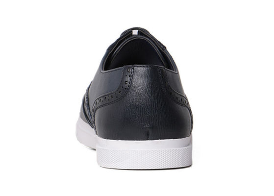 Bequeme Schuhe für Männer mit Schnürsenkeln Schwarz PU Schnürsenkel für Männer Leder Brogue Schuhe