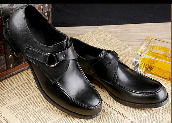 Full Grain Leder Männer Kleid Schuhe kundenspezifische Business Mönch Gürtel Braun Schuhe