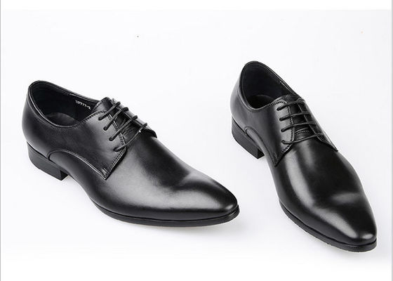 Romantisches weiches Leder-Hochzeitskleid für Männer Schuhen reine Farbe Bürste aus britischem Stil