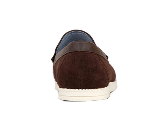Langlebige Männer-Casual-Schuhe Tassels Flat Loafer Männer Braun Lederschuhe