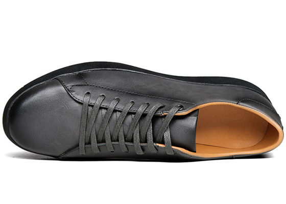 Frühling / Herbst Herren Schnürsenkel Leder Sneakers Trendy Walking Mode Schuhe Männer Sneakers