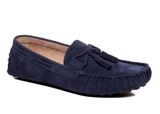 Atemberaubende Flat Tie Up Schuhe Runde Zehen Mode Suede Leder Kleid Schuhe