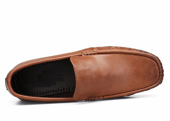 Slip On Mens Weiches Moccasin Schuhe Echtes Leder Flächen Gommino Fahrschuhe