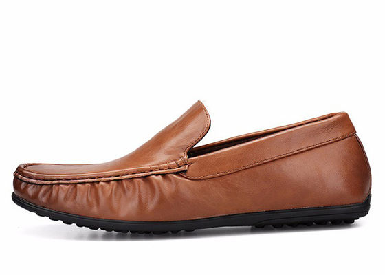 Slip On Mens Weiches Moccasin Schuhe Echtes Leder Flächen Gommino Fahrschuhe