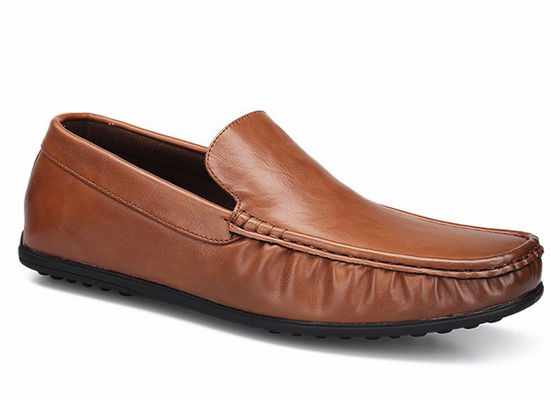 Slip On Mens Weiches Moccasin Schuhe Echtes Leder Flächen Gommino Fahrschuhe