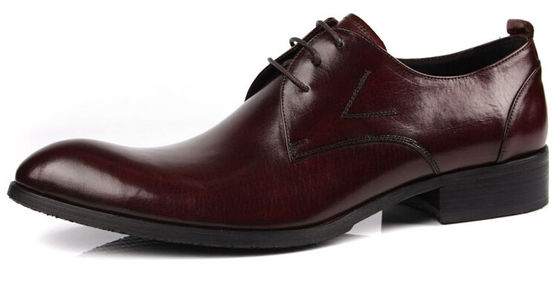Kaffee / Schwarz / Braun Männer Hochzeitskleid Schuhe Verbrannte Männer Spitzenfußschuhe
