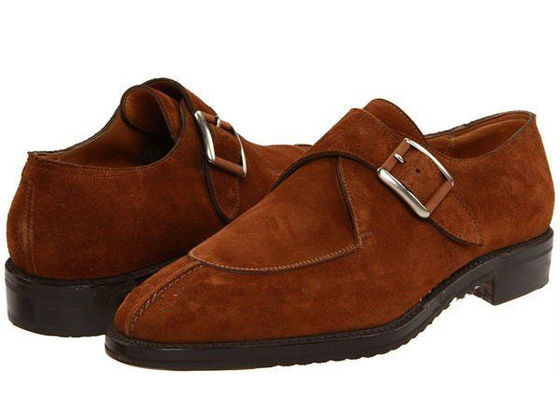 Handgefertigte Herren braune Brogue-Schuhe aus Leder, Goodyear-Schuhe für Männer, Mönch-Gürtel-Schuhe