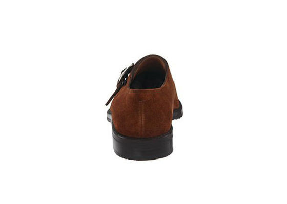 Handgefertigte Oxford-Schuhe, echte Leder-Mönchsriemen Brogue-Schuhe