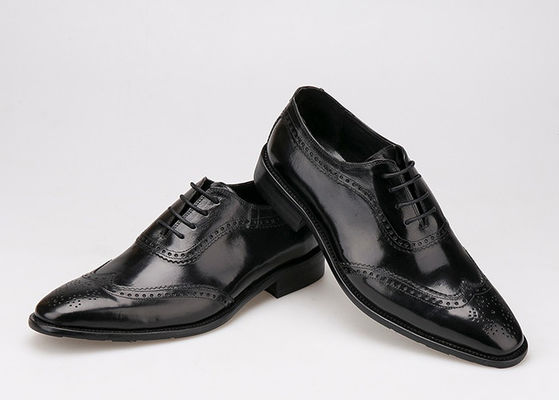 Männer Brogue Leder Schuhen, Spitzenfuß Männer Kleid Schuhen für die Hochzeit