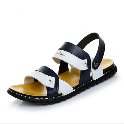 Luxus Herren Sommerslip mit Sandalen, handgefertigte Ledersandalen.