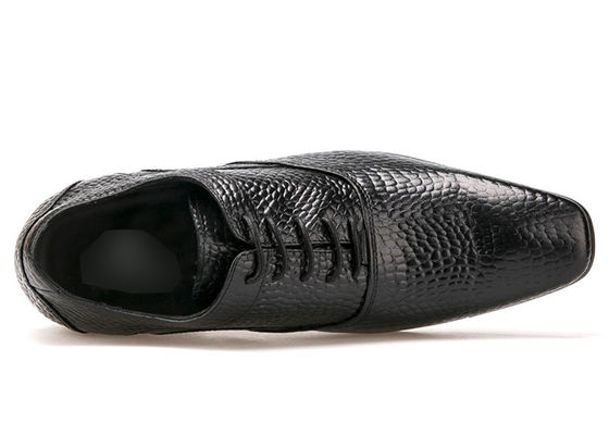 7 cm schwarze dicke Absätze Männer Hochzeitskleid schwarz / braun Schuhe Männer Patent Leder Schuhe