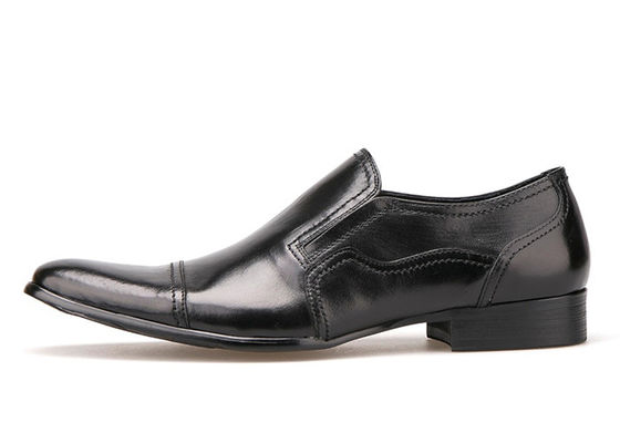 Frühling / Herbst Herren Lederkleid Schuhe Quadratzehe Flachschuhe Formelle Geschäftsschuhe