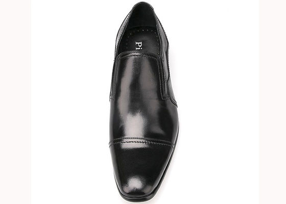 Frühling / Herbst Herren Lederkleid Schuhe Quadratzehe Flachschuhe Formelle Geschäftsschuhe