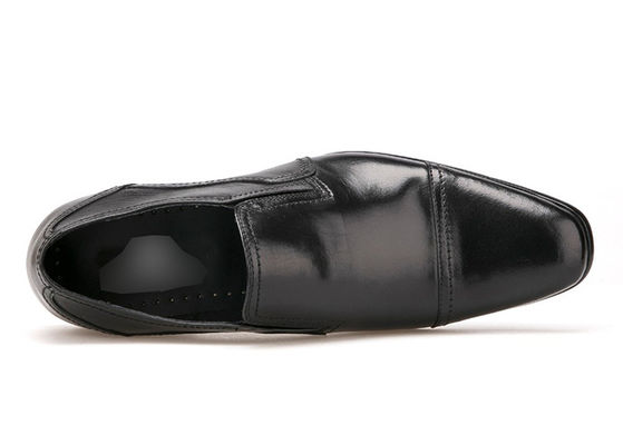 Frühling / Herbst Herren Lederkleid Schuhe Quadratzehe Flachschuhe Formelle Geschäftsschuhe