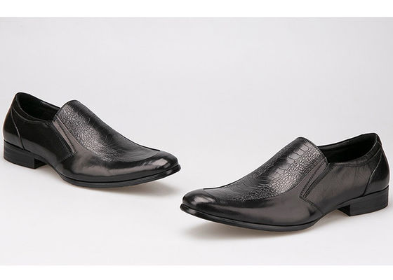 Slip On Round Toe Männer Formal Dress Schuhe Oxford Stil Vollkornleder Dress Schuhe