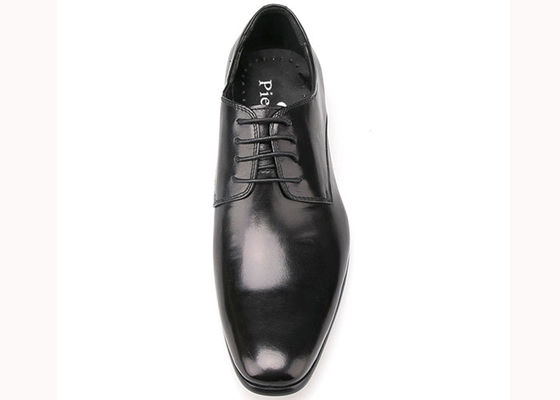 Weiches Leder Flat Suede Derby Schuhe, Männer Formalkleid Schuhe Schwarz / Braun