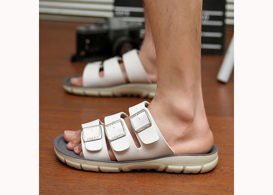 ODM Herren Casual Lederschuhe Echtes Leder Rinderleder Sandalen Herren Designer Flip Flops