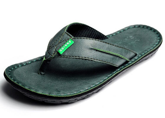 Flip Flop Herren Lederschuhe für den Sommer Designer Slip On Schuhe