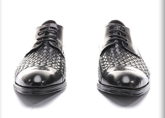 Business BV Oxfords Männer Casual Dress Schuhe, Männer Schwarze Schnürsenkel Schuhe für Party