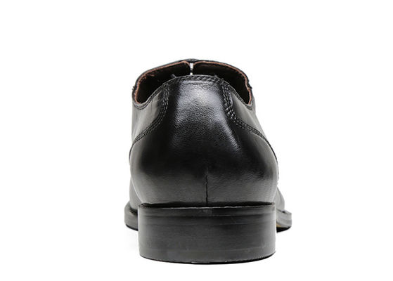 Fläche Männer Schwarze Oxford Schuhe Bequeme Insohlen Schnürsenkel Geschäftskleider Schuhe